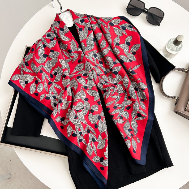 90 cm vierkante sjaal van hoge - Ascot Neck Scarf recensie en prijs