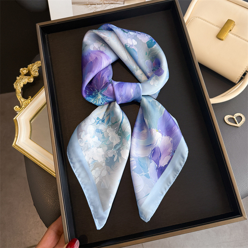 2026 Nieuwe Bloemenprint Zijde - Ascot Neck Scarf recensie en prijs