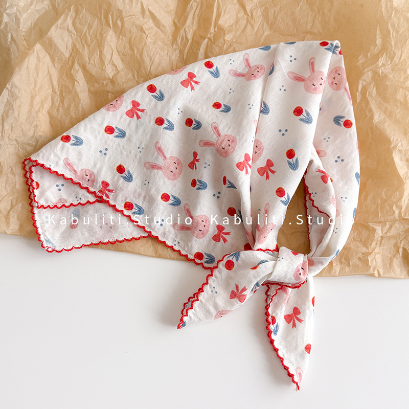 Katoenen linnen vierkante sjaa - Ascot Neck Scarf recensie en prijs