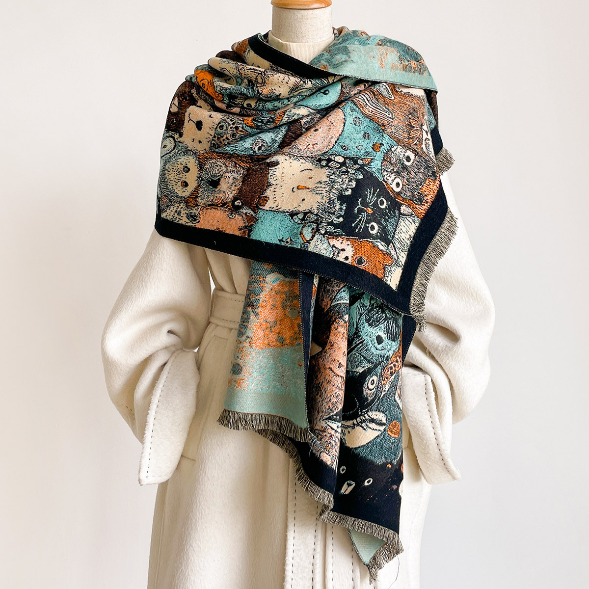 Dames Imitatie Kasjmier Sjaal  - Woven Scarf Blanket recensie en prijs