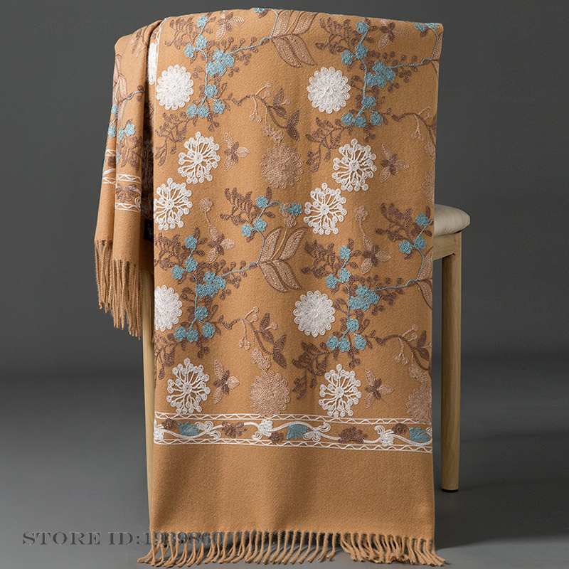 Dames Kasjmier Pashmina Sjaal  - Woven Scarf Blanket recensie en prijs